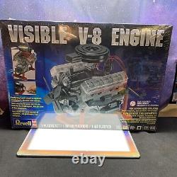 Revell 858883 14 Visible V-8 Engine Model Kit with Motor Stand FREE SAME DAY