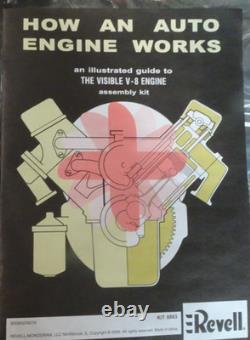 Revell Visible V8 Engine Plastic Model Kit 1/4 Scale Factory 8883