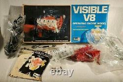 Revell Visible V8 Model Car Motor Engine Kit Motorized 1/4 scale H-902 Vtg 1977