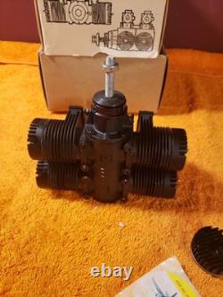 Ross Quad RC Engine Flat Four Model 1200 Rare Motor Withmufflers New KIK25