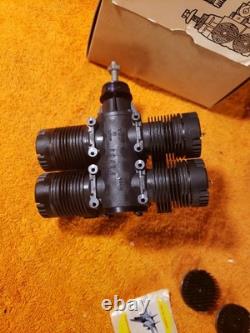 Ross Quad RC Engine Flat Four Model 1200 Rare Motor Withmufflers New KIK25