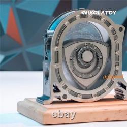 Rotating Engine Model Metal Ornament Kit DIY Assembly Movable Mechanics Toy Gift