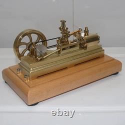 S10 Mini Horizontal Single-cylinder Steam Engine Motor Model Educational Toys
