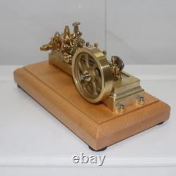 S10 Mini Horizontal Single-cylinder Steam Engine Motor Model Educational Toys