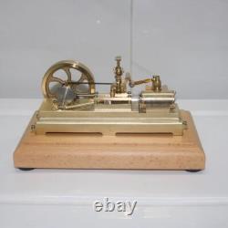 S10 Mini Horizontal Single-cylinder Steam Engine Motor Model Educational Toys
