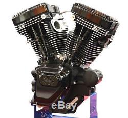 S&s T124 Long Block 124 Engine Motor Harley 06-17 Dyna Models Fxd 310-0900