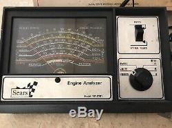 Sears 282161 Vintage 70s 80s sears Engine tune-up tester meter Analyzer