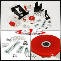 Silver Red JDM Engine Mount Motor Kit For 06-11 Civic Si K20 Coupe Sedan Manual