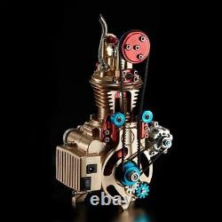 Single-cylinder Engine Build Kit Car Engine Assembly Kit Gift Toy for Collection