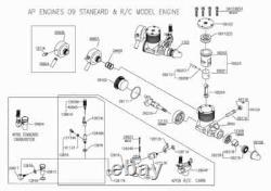 Small Methanol Nitro Glow Engine Motor 1.5cc 2 Stroke RC Model Airplane Toys