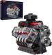 Sosuy V8 Engine Building-blocks Sets, Working Motor Model, 487+pcs Mechanic Disp