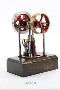 Steam Engine Model, double flywheels Oscillating Cylinder