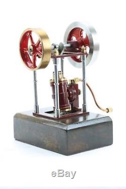 Steam Engine Model, double flywheels Oscillating Cylinder