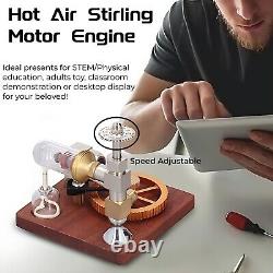 Stirling Engine Model Motor Kit Educational Physics Electricity Generator Toy