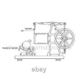 Stirling Engine Motor Model that Works Adults Toy Science Educational Class Demo