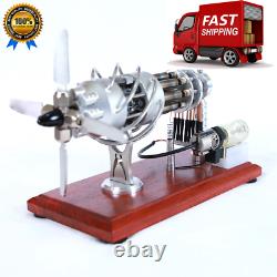 Stirling Engine Steam Motor 16 Cylinder Model Generator Creative Educational Toy