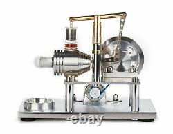 Sunnytech Hot Air Stirling Engine Motor Model Educational Toy Electricity Gen