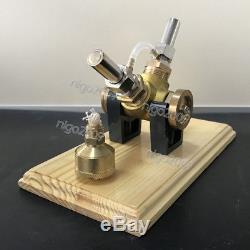 Super Powerful Hot Air Stirling Engine Model DIY Power Generator V-Engine Motor