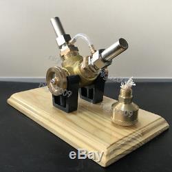 Super Powerful Hot Air Stirling Engine Model DIY Power Generator V-Engine Motor