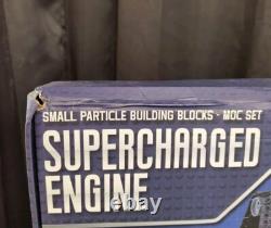 Supercharged 8 Cylinder 4 Stroke V-Type Engine MOC Model Set 2106 Pieces. See Pic