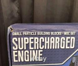 Supercharged 8 Cylinder 4 Stroke V-Type Engine MOC Model Set 2106 Pieces See Pic