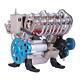 Teching 1/3 V8 Cylinder Metal Mechanical Engine Dm118 Science Toy Gifts Model