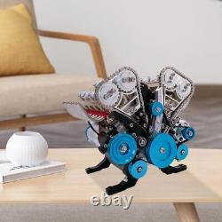 TECHING 1/3 V8 Cylinder Metal Mechanical Engine DM118 Science Toy Gifts Model