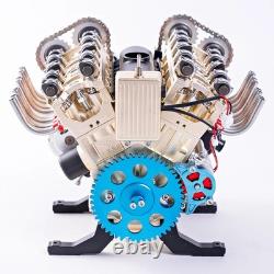 TECHING DM118 V8 Engine Model Kit Working Metal Mechanical Motor DIY STEM