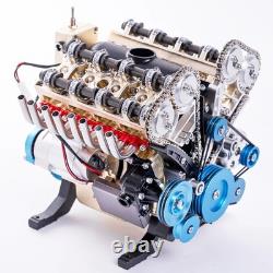 TECHING DM118 V8 Engine Model Kit Working Metal Mechanical Motor DIY STEM