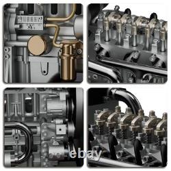 TECHING L4 Diesel Engine Model Kit 110 Full Metal 4 Cylinder OHV Inline Engine