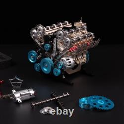 TECHING v8 Engine Model kit That Works Metal Mechanical Metal Assembly DIY Ca