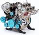 Teching V8 Engine Model Kit That Works Metal Mechanical Metal Assembly Diy Ca
