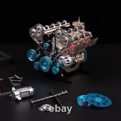 TECHING v8 Engine Model kit that Works Metal Mechanical Metal Assembly DIY Ca
