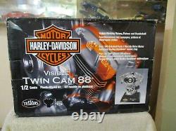TESTORS 1/2 Scale Model Engine Kit Harley Davidson Twin Cam 88 Motor
