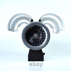 TR900 Turbofan Engine Model Desk Display, Motorized Aviation Collectible
