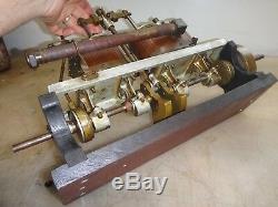 TWIN CYLINDER VERTICAL STEAM ENGINE Unknown Maker OLD BOAT MOTOR PATENT MODEL