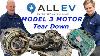 Tesla Model 3 Motor Tear Down All Ev