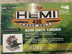Testors 426 A-990 Race Hemi Engine Motor Model Kit New Huge 1/4 Scale