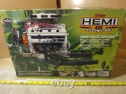 Testors Vintage Dodge Hemi 426, A-990 model kit. 1/4 motorized race engine. NOS