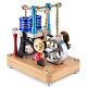 -type Balance Beam 2-cylinder 2-piston Hot Air Stirling Engine Motor Model Kits