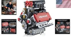 Ultimate STEM 478PCS V8 Engine Kit Build, Learn & Experience Real Engine Power