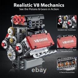 Ultimate STEM 478PCS V8 Engine Kit Build, Learn & Experience Real Engine Power