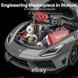 Ultimate STEM 478PCS V8 Engine Kit Build, Learn & Experience Real Engine Power