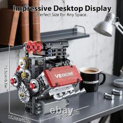 Ultimate STEM 478PCS V8 Engine Kit Build, Learn & Experience Real Engine Power