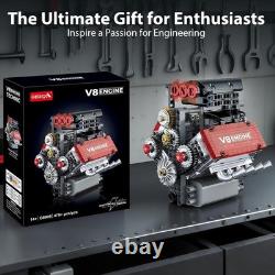 Ultimate STEM 478PCS V8 Engine Kit Build, Learn & Experience Real Engine Power