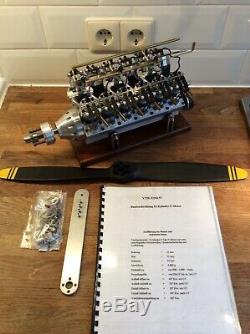 V12 Cylinder Model Engine Rc Airplane Martin Ohrndorf Motor No Steam Rare