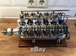 V12 Cylinder Model Engine Rc Airplane Martin Ohrndorf Motor No Steam Rare