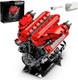 V12 Engine Model Kit That Runs, 12-cylinder Sports Car Engine Building Set With