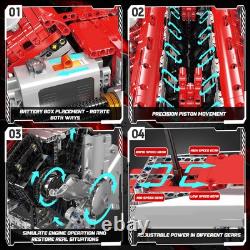 V12 Engine Model Kit That Works 3472 PCS Build Your Own Model Engine Kit fo