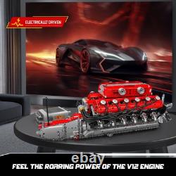 V12 Engine Model Kit That Works 3472 PCS Build Your Own Model Engine Kit fo